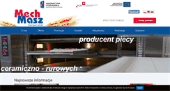 Desktop Screenshot of mech-masz.com.pl